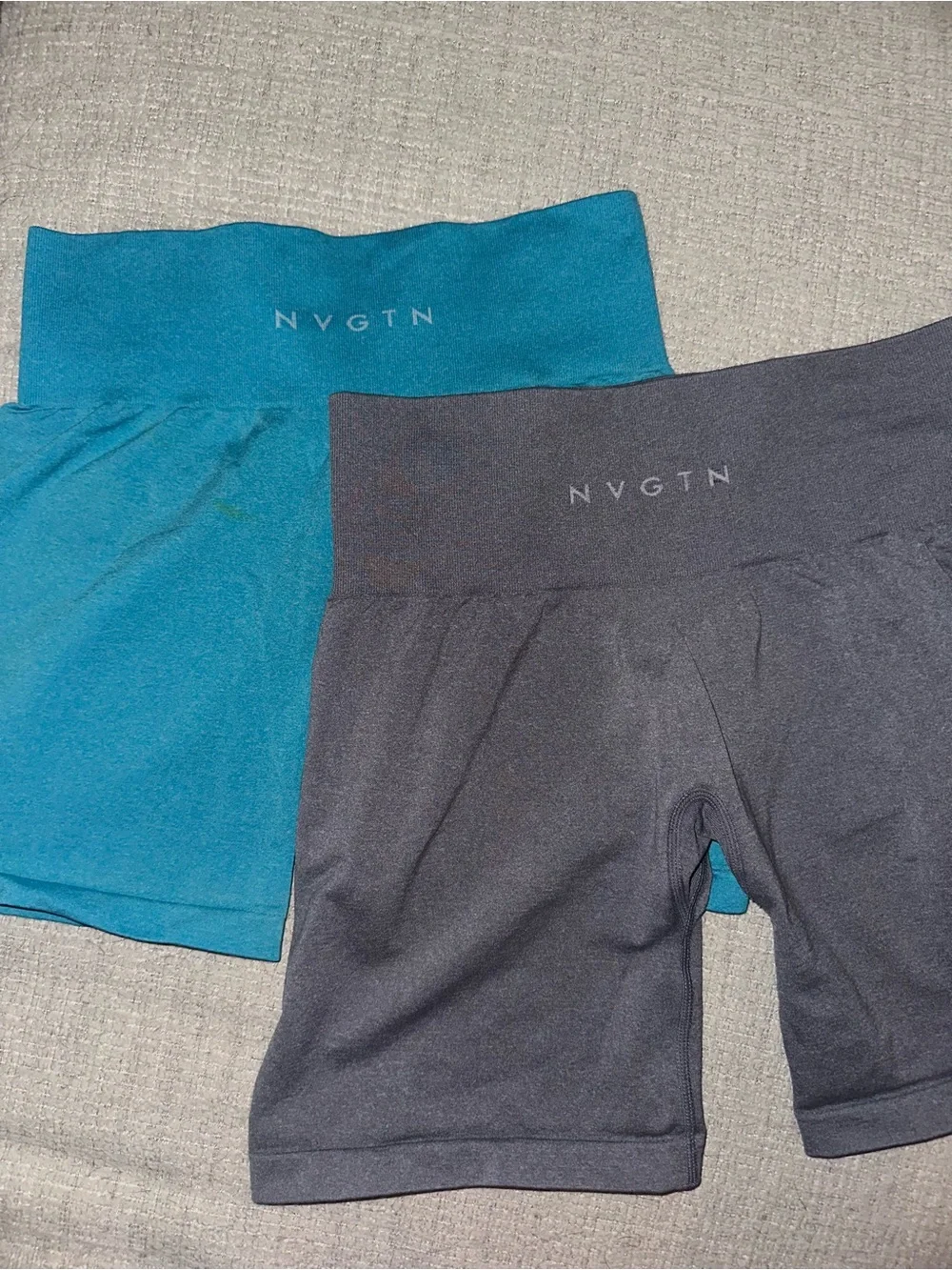 NVGTN Shorts - Teal & Charcoal